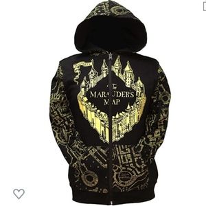 Harry Potter Marauders Map Reversible Hoodie